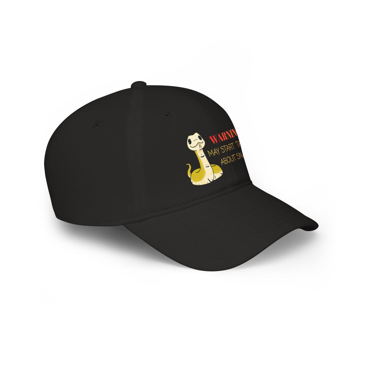 Copy of Warning: May Start Talking about Snakes Low Profile Baseball Cap