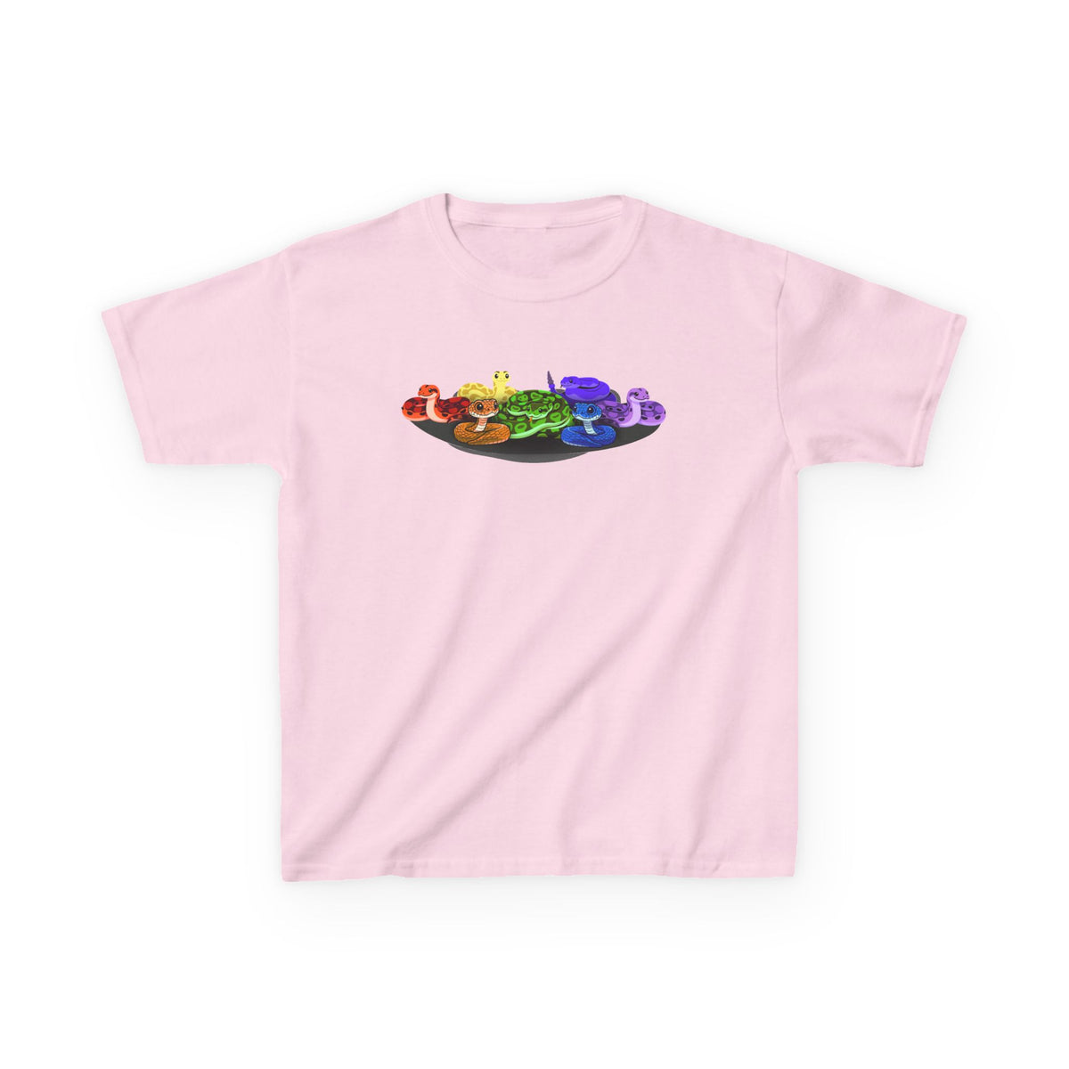 Rainbow of Snakes! Kids Heavy Cotton™ Tee