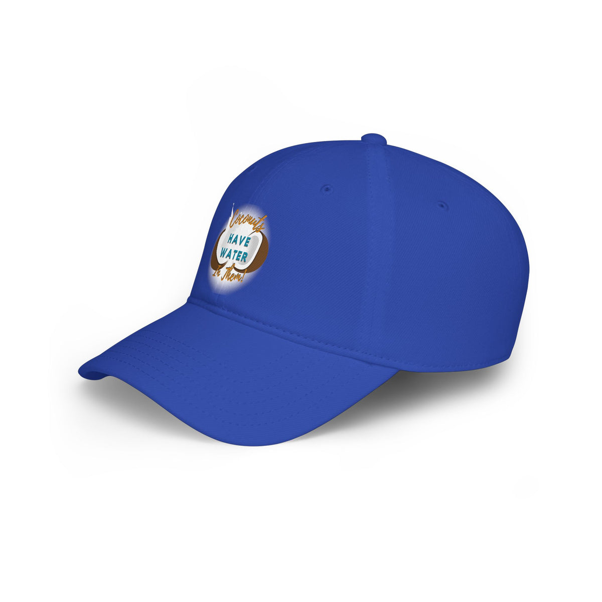 "Coconuts have Water in Them!" Low Profile Baseball Cap