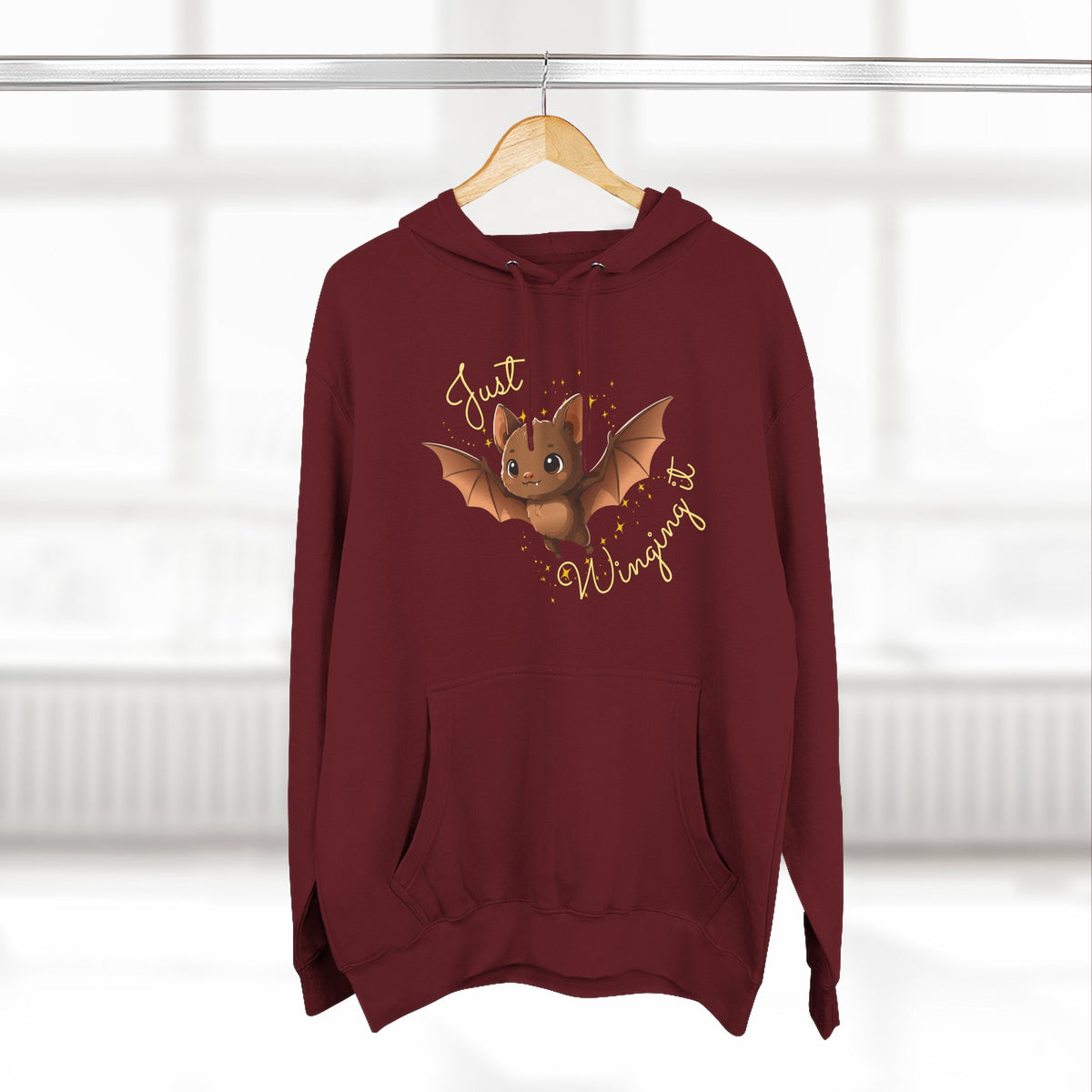 "Just Winging it" Adult Fleece Hoodie