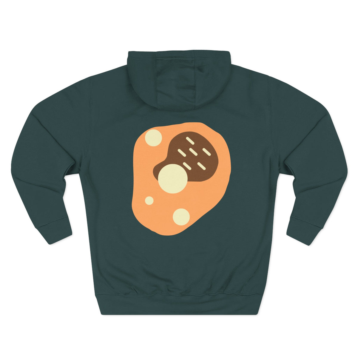 Chilli themed, (Front & Back Design) Adult Fleece Hoodie