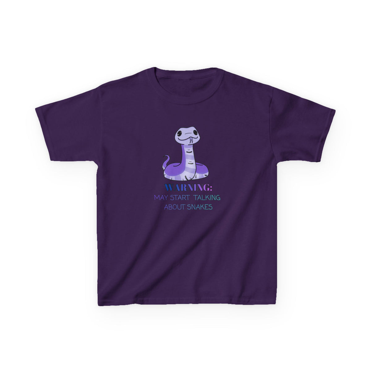 Warning: May talk about Snakes Kids Heavy Cotton™ Tee