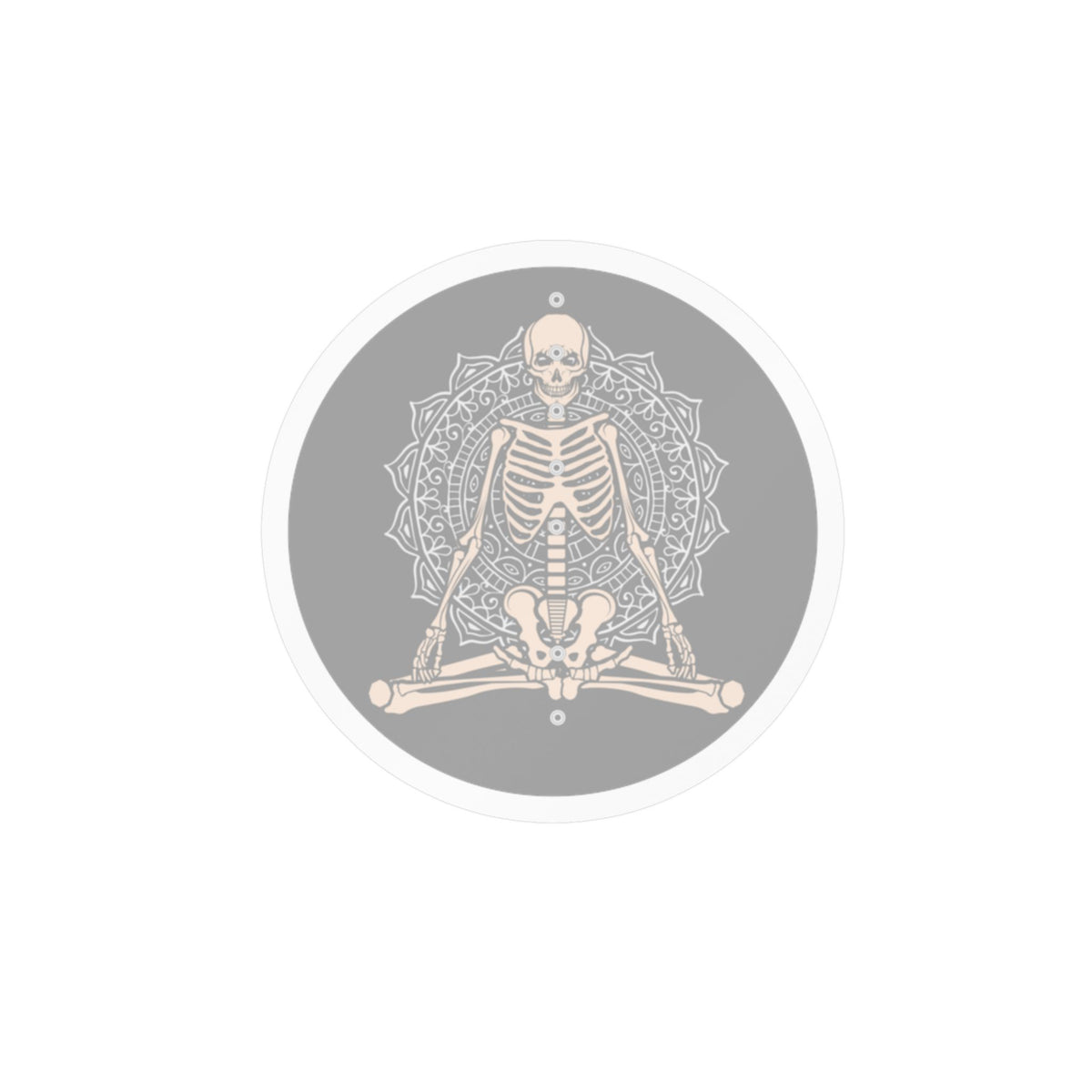 Skeleton Yoga- Kiss-Cut Vinyl Decals