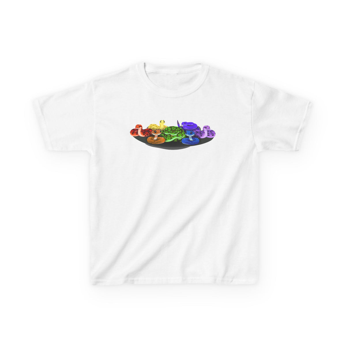 Rainbow of Snakes! Kids Heavy Cotton™ Tee