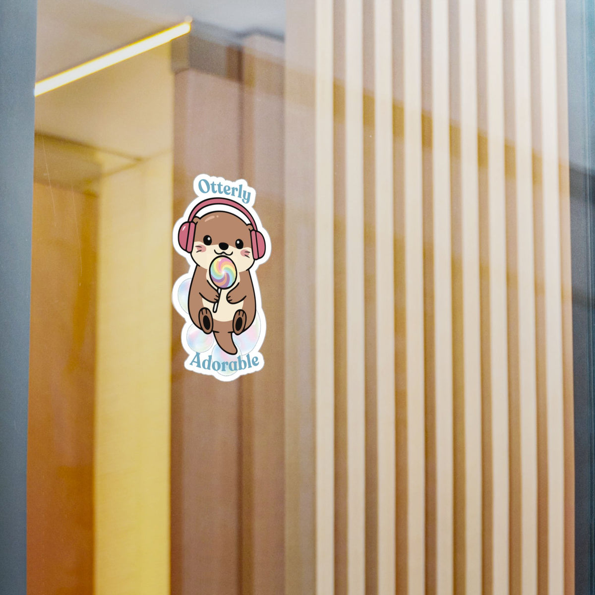 Otterly Adorable Kiss-Cut Vinyl Decals