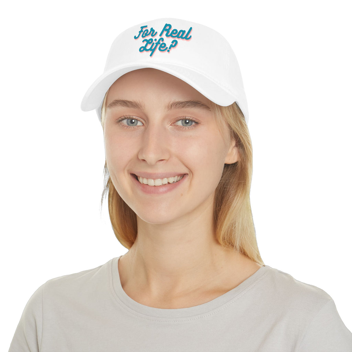 "For Real Life?" Low Profile Baseball Cap