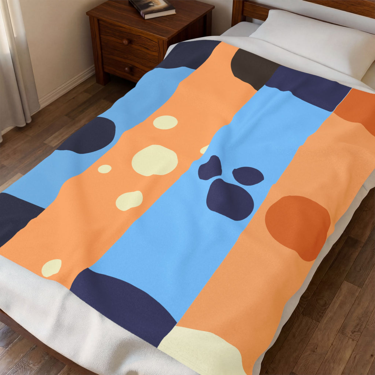 Heeler Family Velveteen Plush Blanket