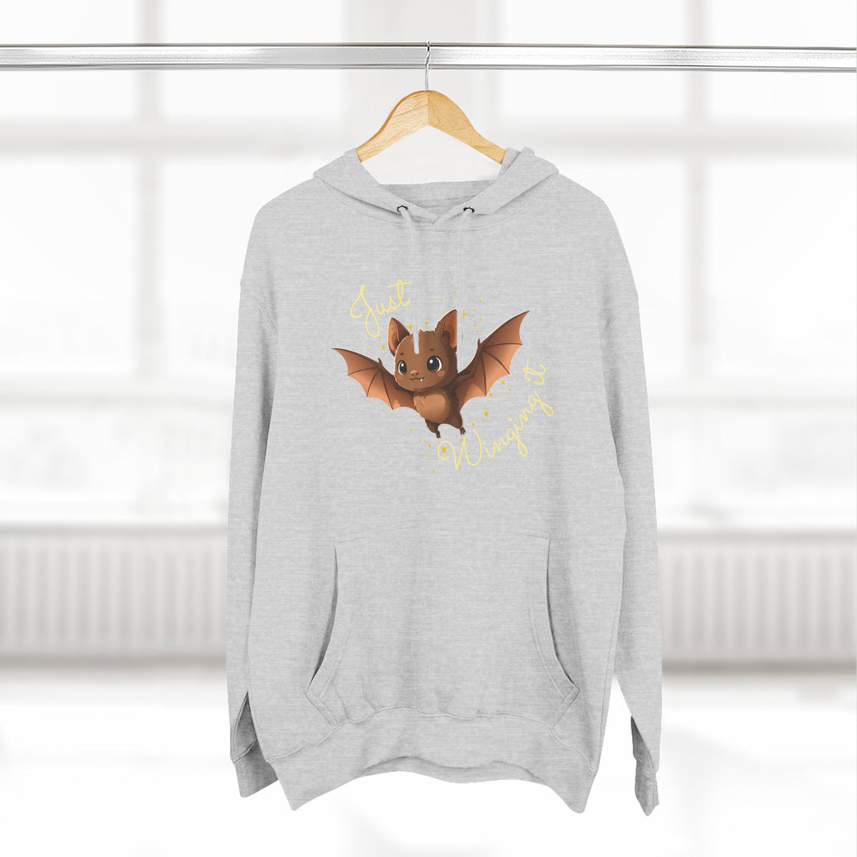 "Just Winging it" Adult Fleece Hoodie