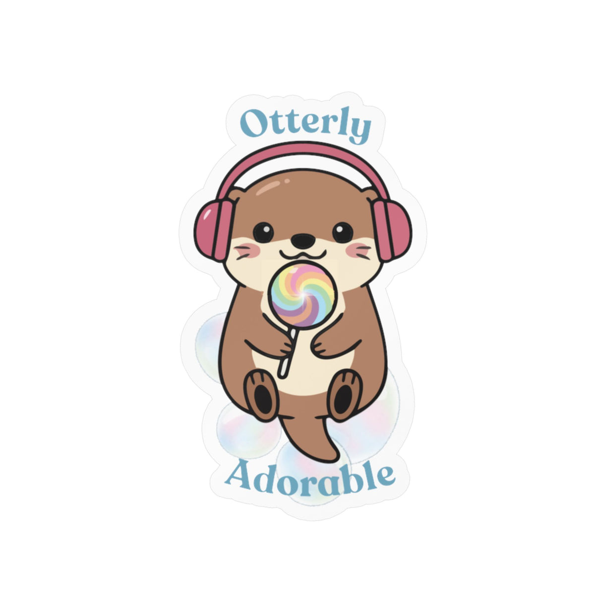 Otterly Adorable Kiss-Cut Vinyl Decals
