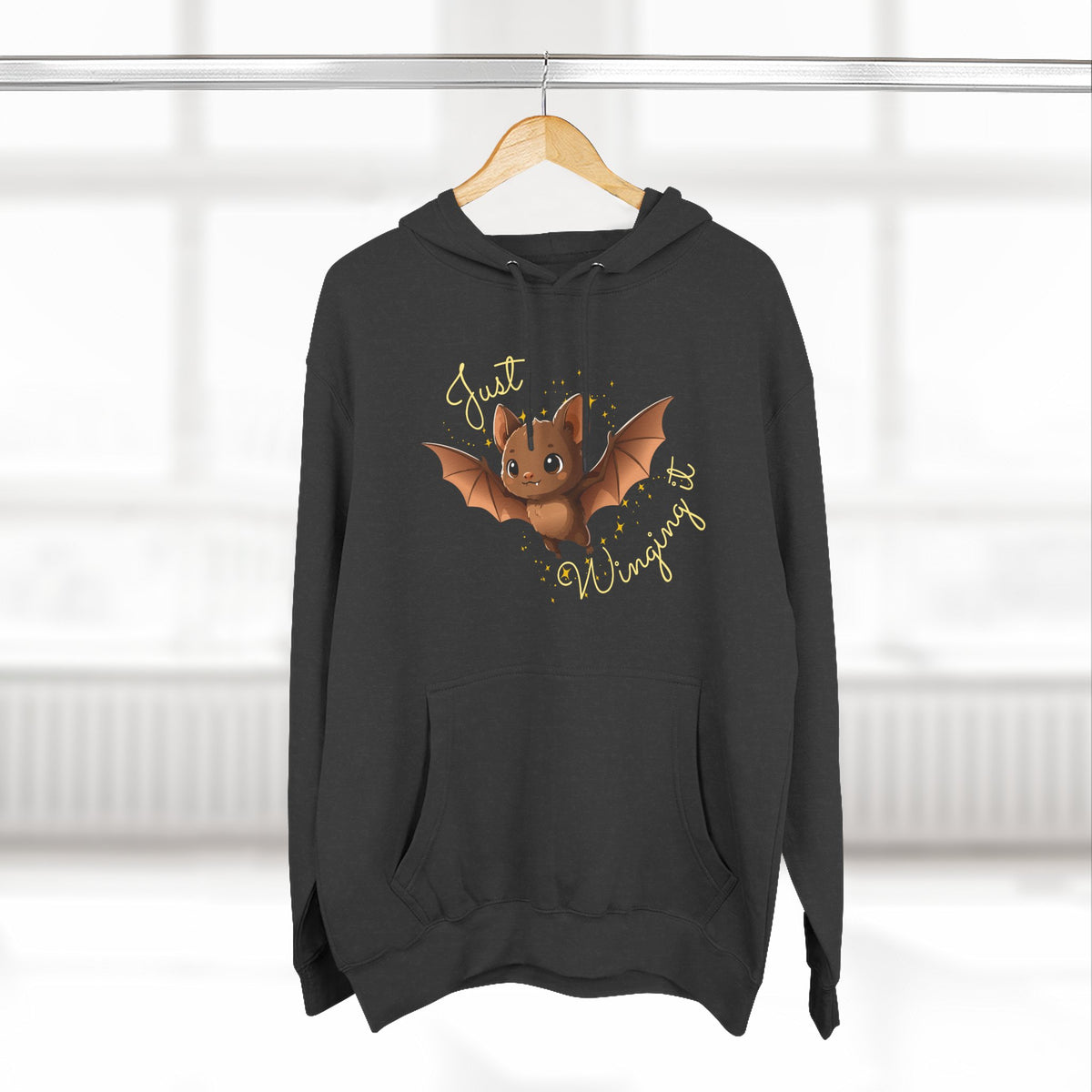 "Just Winging it" Adult Fleece Hoodie
