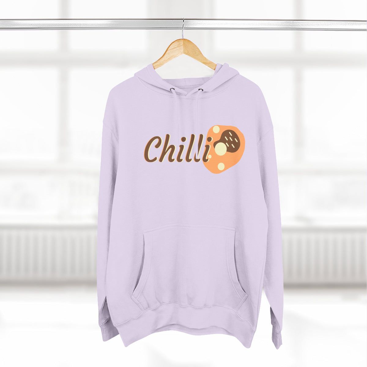Chilli themed, (Front & Back Design) Adult Fleece Hoodie