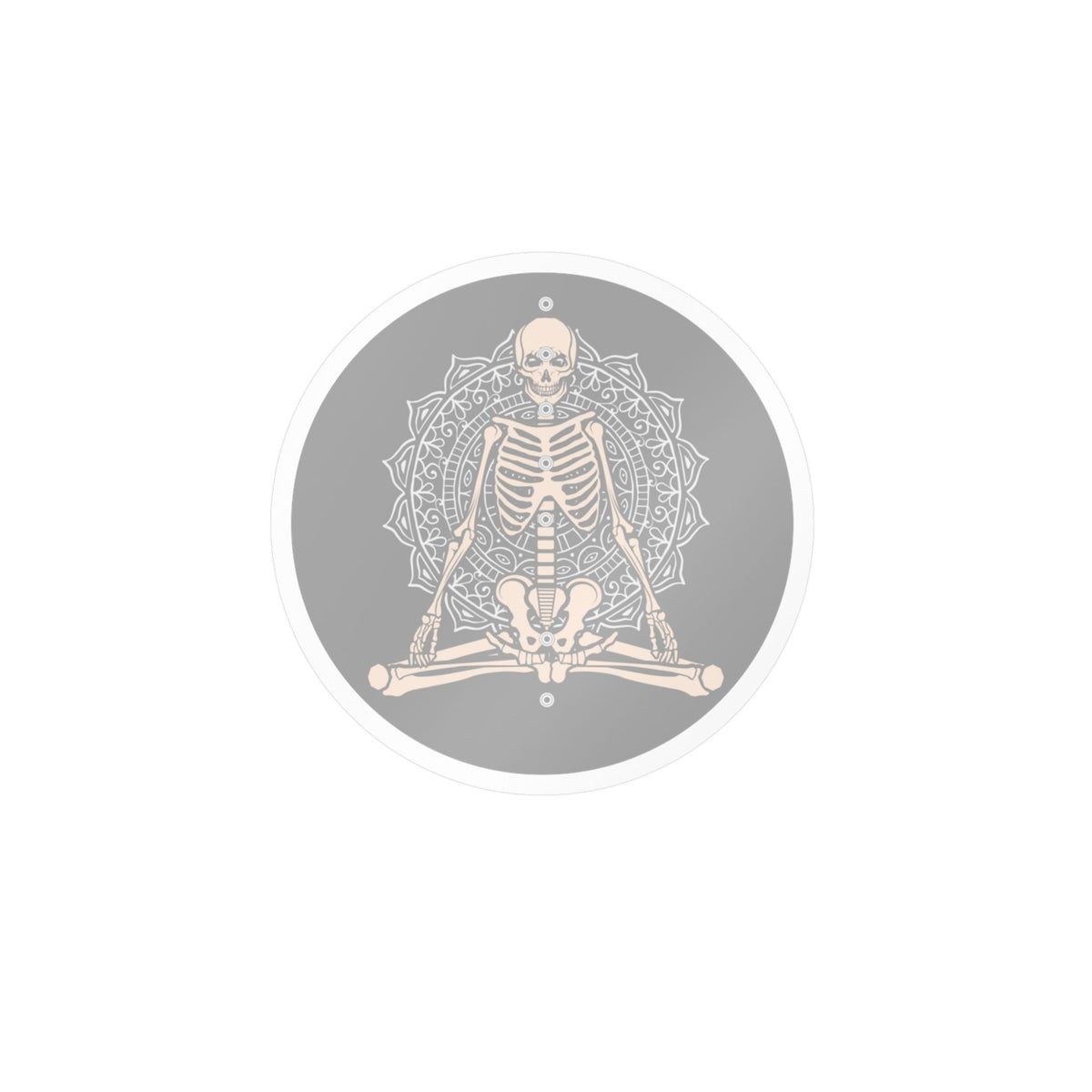 Skeleton Yoga- Kiss-Cut Vinyl Decals