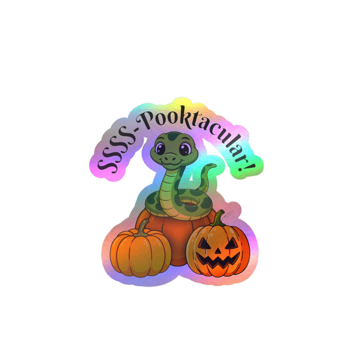 SSSS-Pooktacular Halloween Snake Kiss-Cut Vinyl Decals