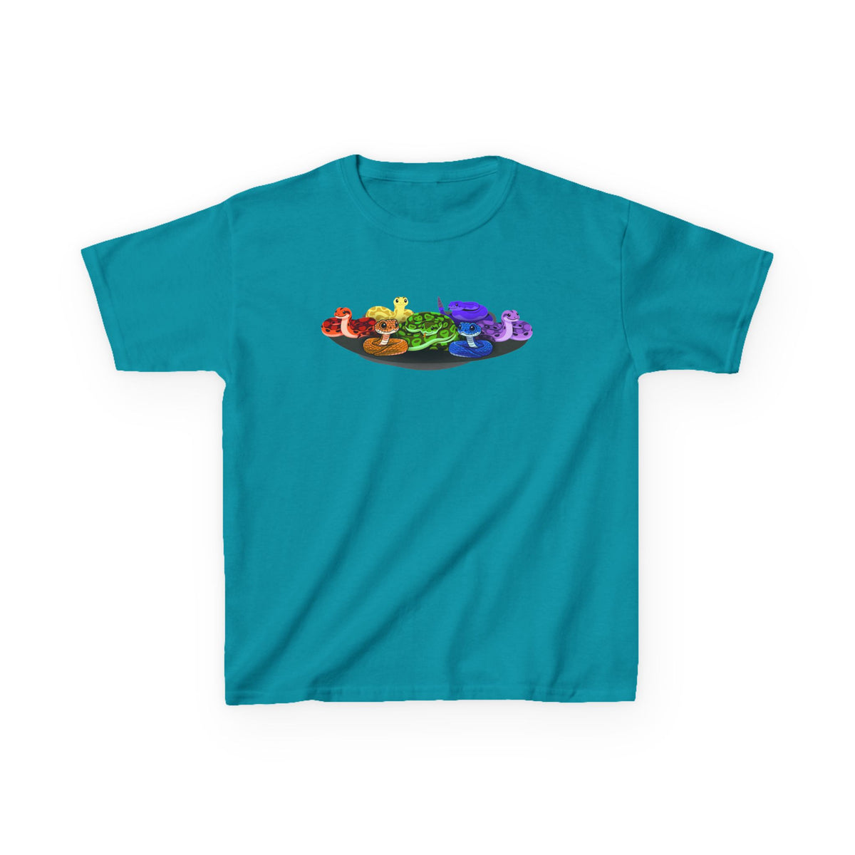 Rainbow of Snakes! Kids Heavy Cotton™ Tee