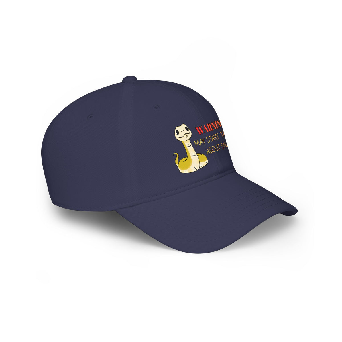 Copy of Warning: May Start Talking about Snakes Low Profile Baseball Cap