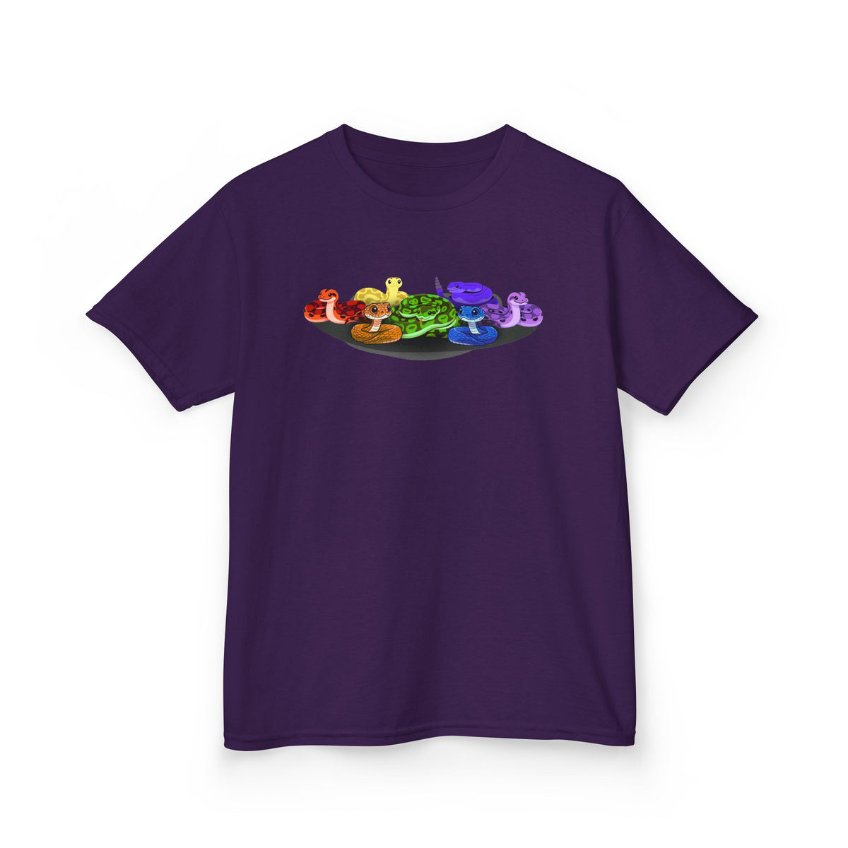 Rainbow of Snakes! Kids Heavy Cotton™ Tee