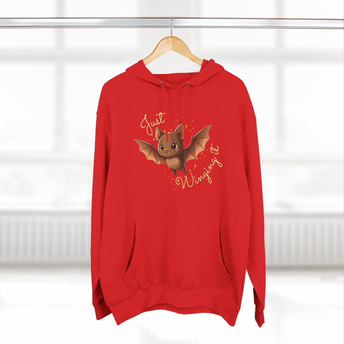"Just Winging it" Adult Fleece Hoodie