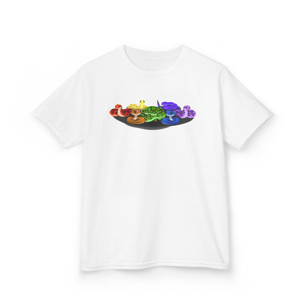 Rainbow of Snakes! Kids Heavy Cotton™ Tee