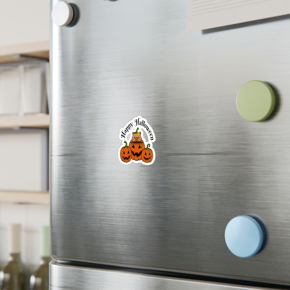 Capybara Happy Halloween Kiss-Cut Vinyl Decals