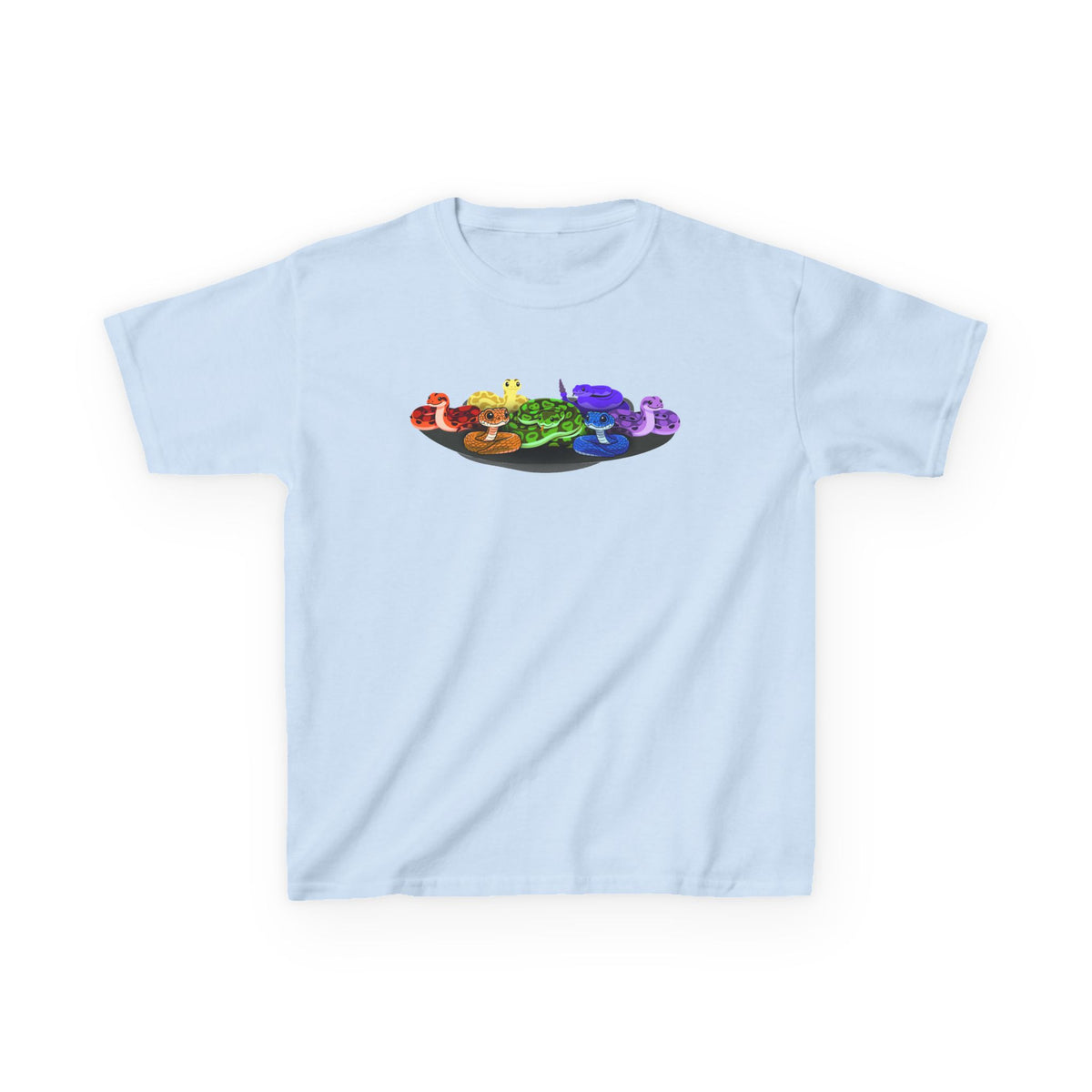 Rainbow of Snakes! Kids Heavy Cotton™ Tee