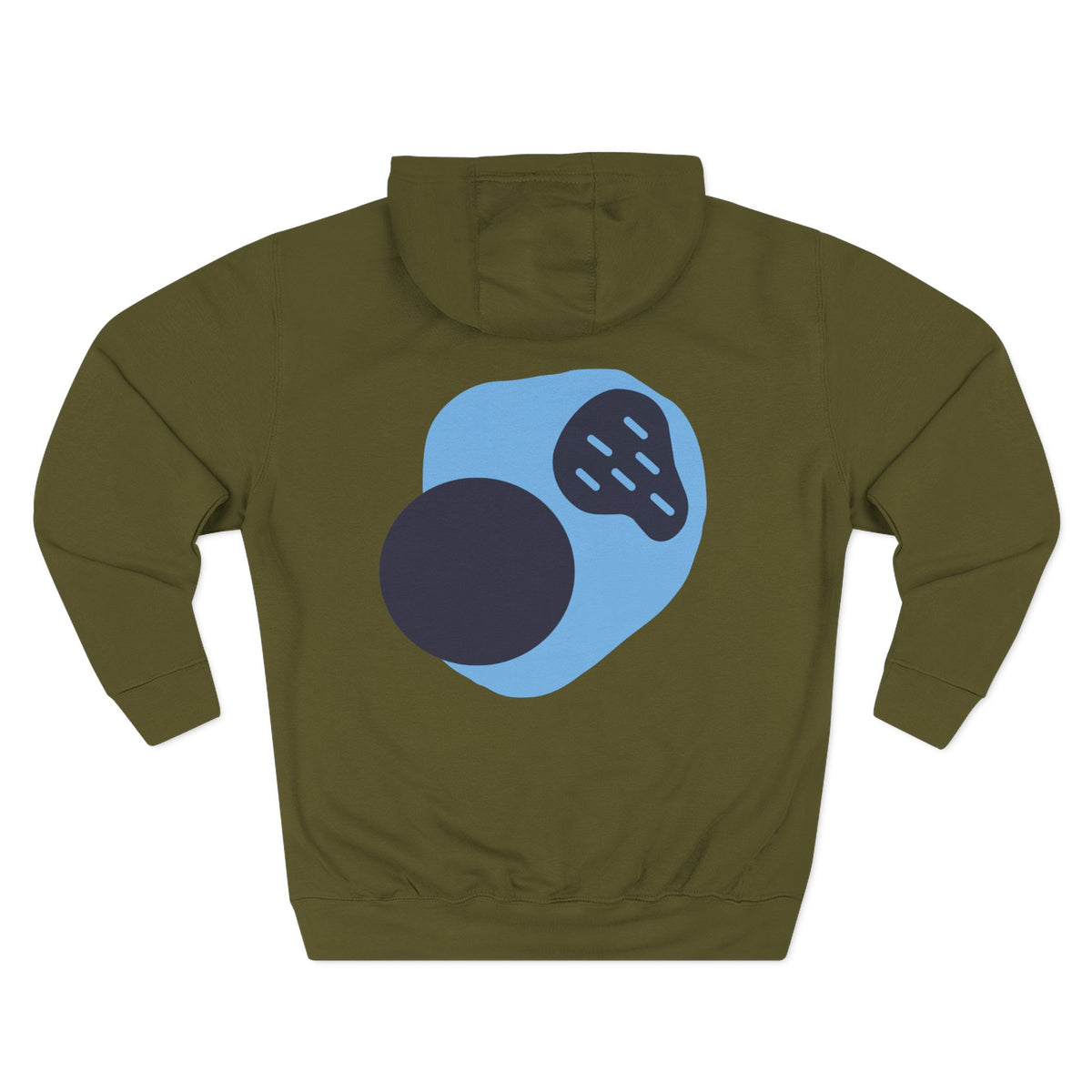 Bandit themed, (Front & Back Design) Adult Fleece Hoodie