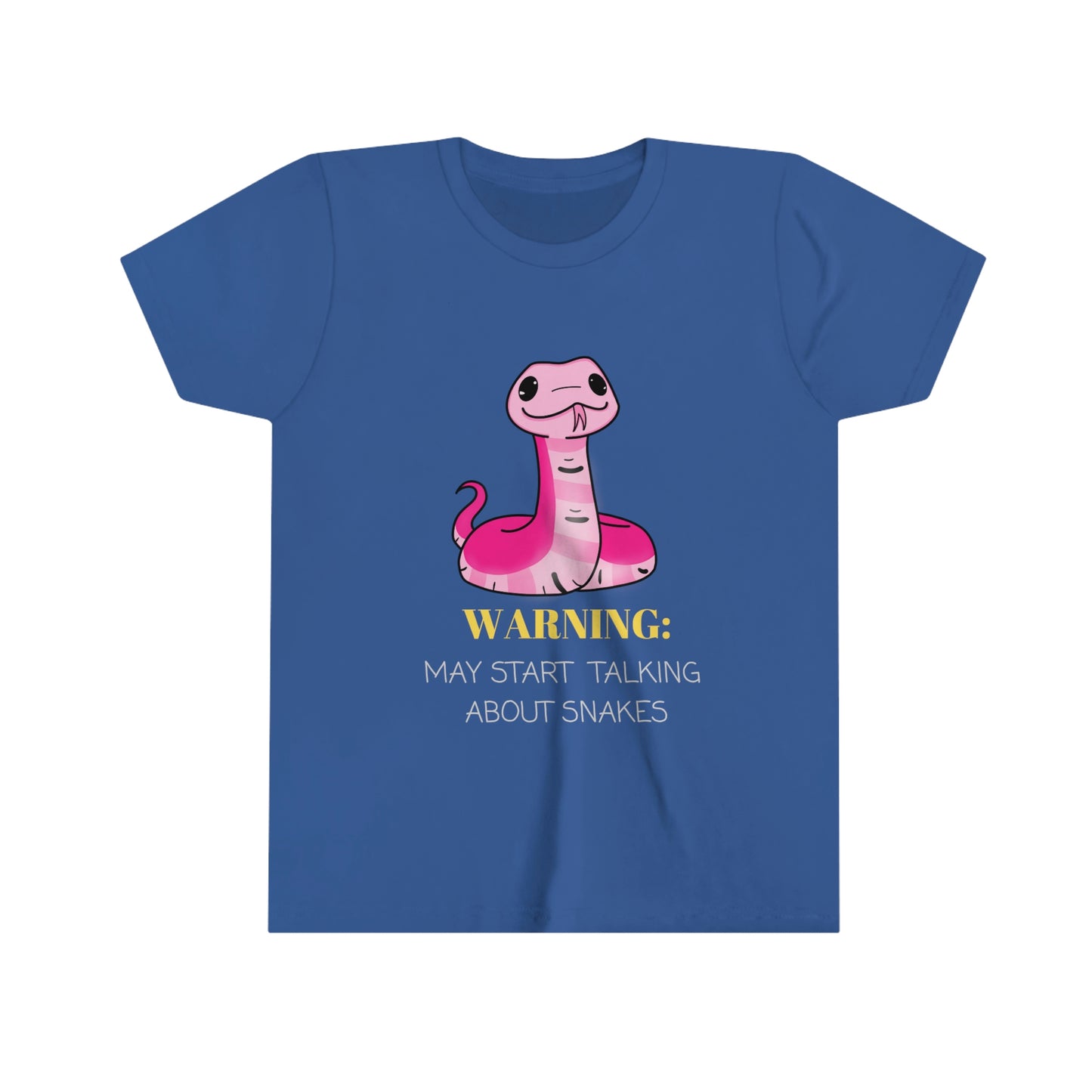 Snake, Warning May Start Talking about Snakes,Youth Short Sleeve Tee