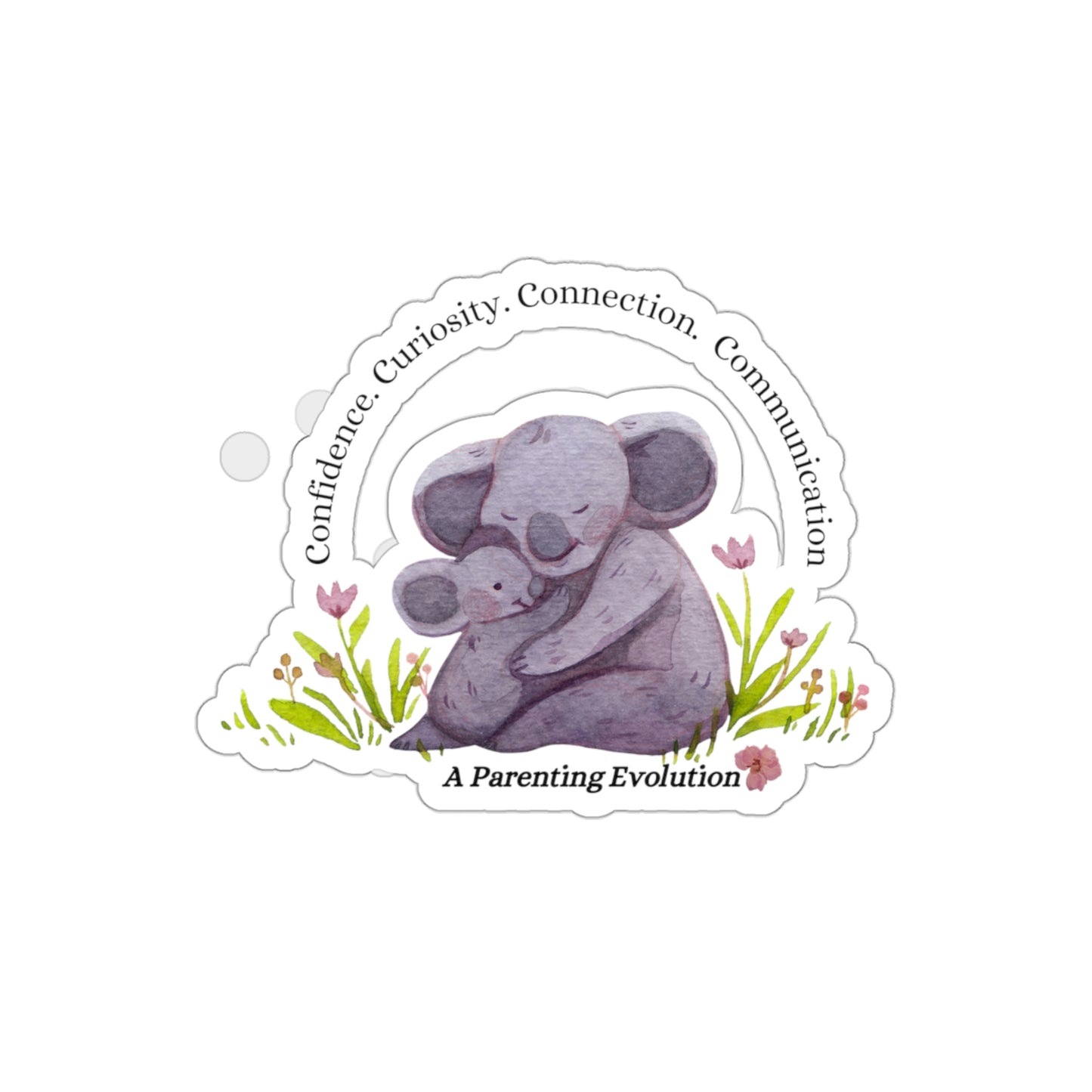 Koalas, Parenting Evolution, Parenting, Mom gift, Dad gift, Parenting Gift, Die-Cut Stickers