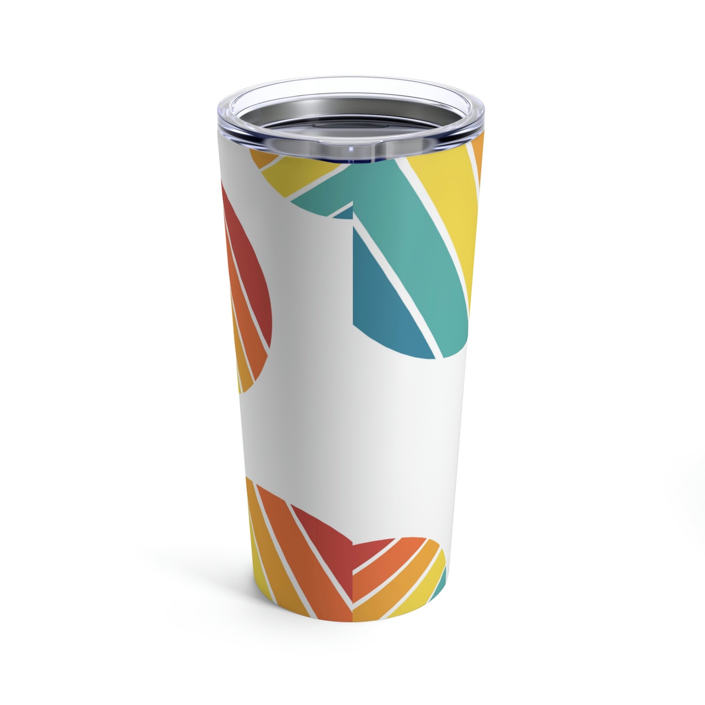 Rainbow, Circles-Tumbler 20oz