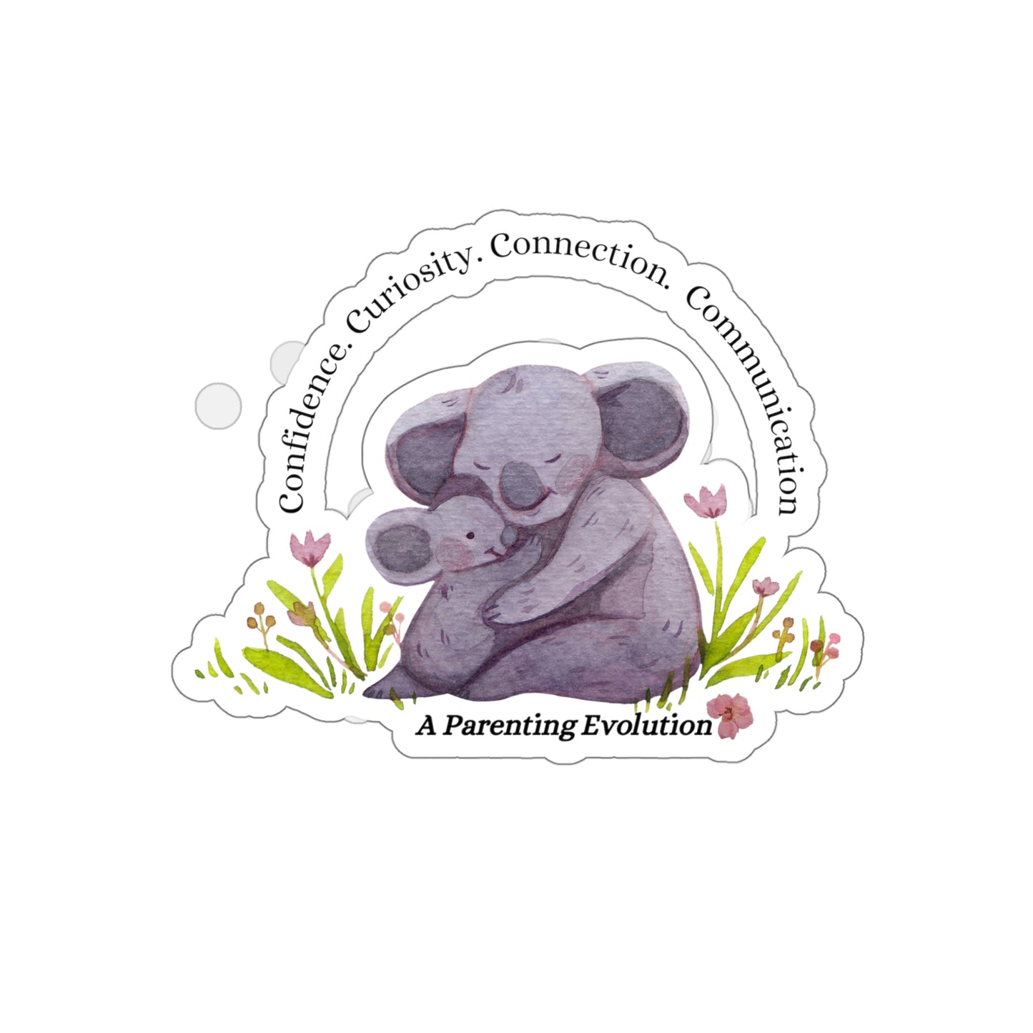 Koalas, Parenting Evolution, Parenting, Mom gift, Dad gift, Parenting Gift, Die-Cut Stickers