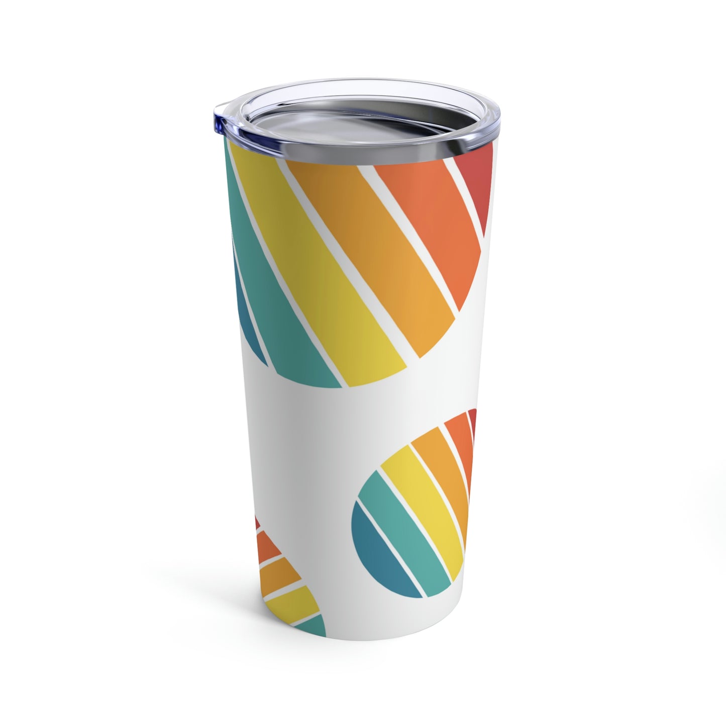 Rainbow, Circles-Tumbler 20oz