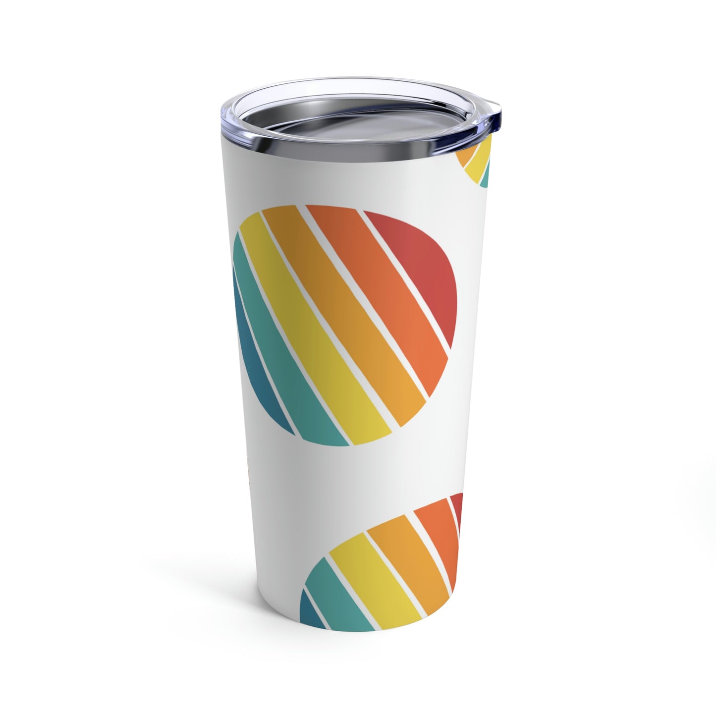 Rainbow, Circles-Tumbler 20oz