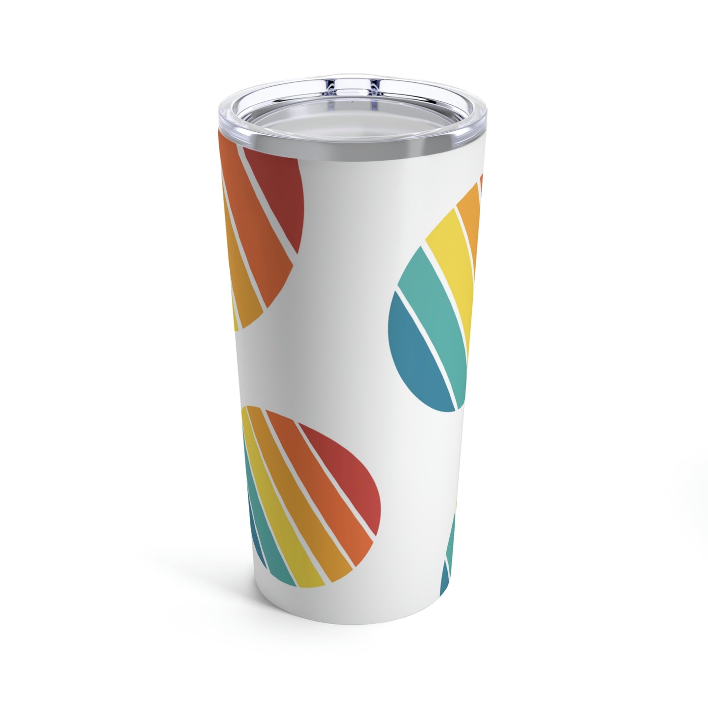 Rainbow, Circles-Tumbler 20oz